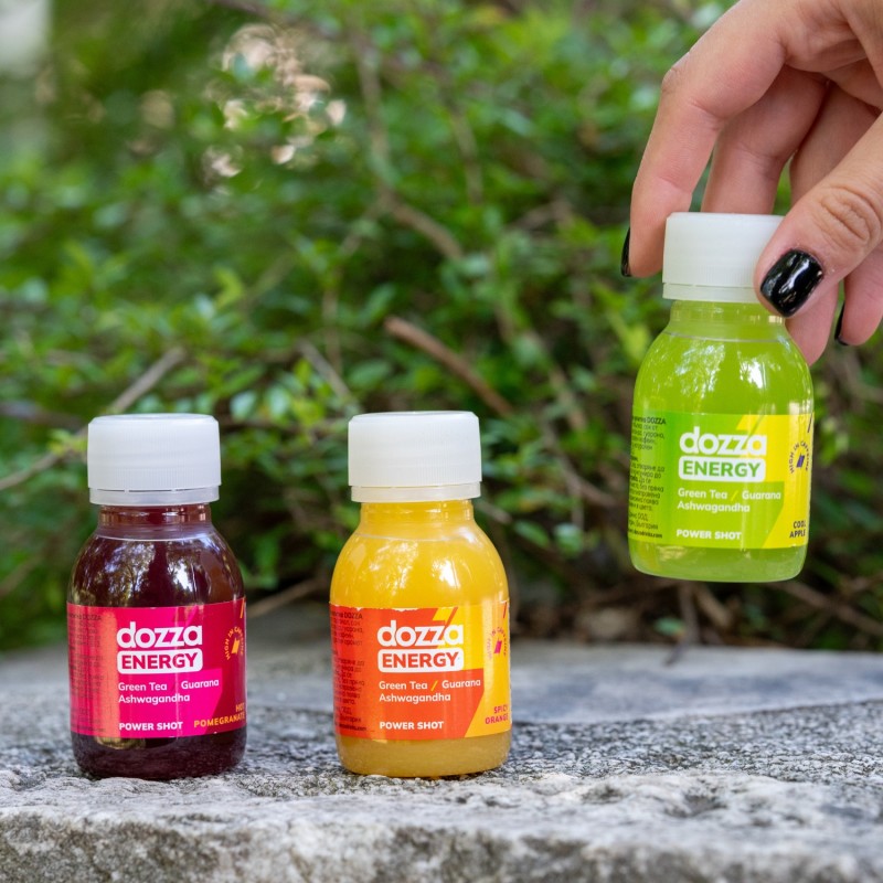 6x Pack DOZZA Energy Енергийни шотове Rainbow Pack - 60мл