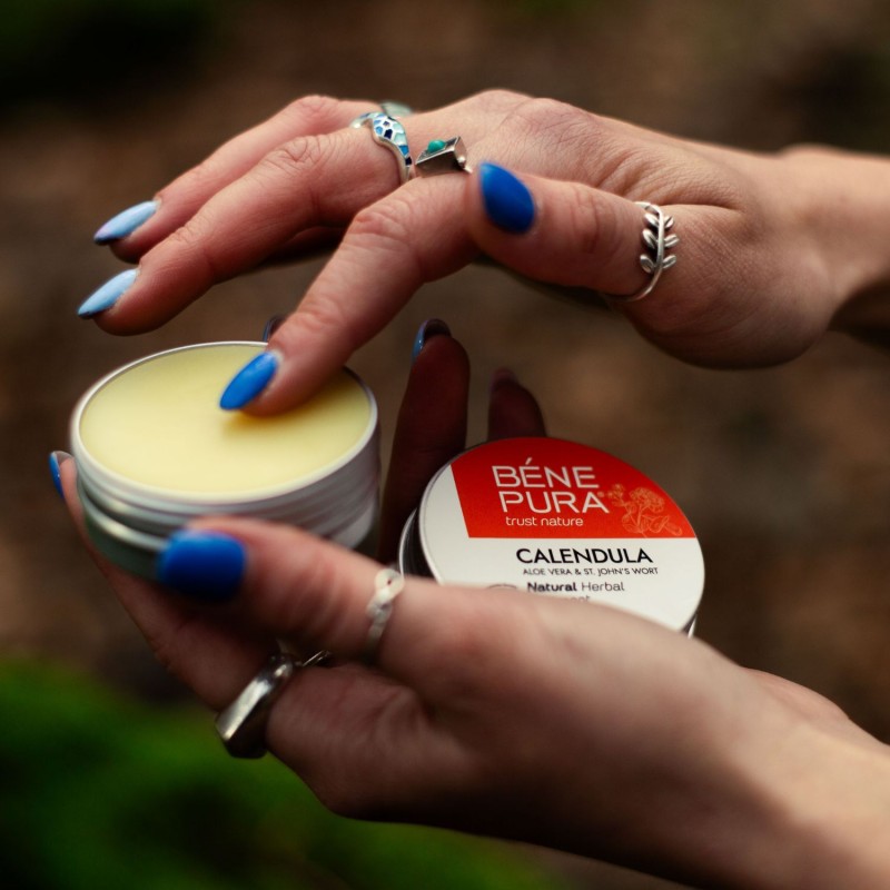 2x Мехлем Невен, Алое вера и Жълт кантарион с билки при Рани и Изгаряния - 40мл